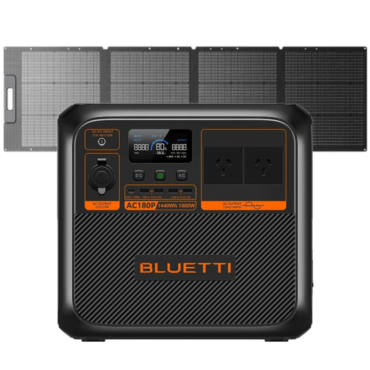 BLUETTI AC180P Solar Portable Power Station | 1,800W 1440Wh