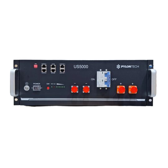Pylontech US5000 48V 4.8kWh Modular Lithium Battery With Isolator Switch