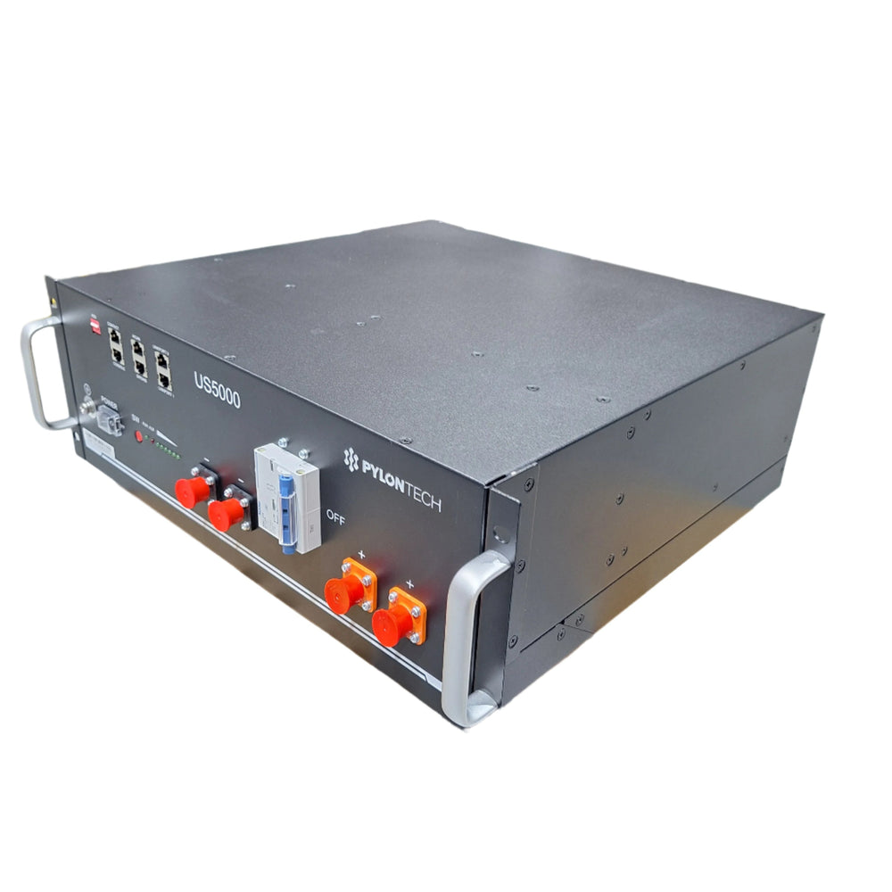 Pylontech US5000 48V 4.8kWh Modular Lithium Battery With Isolator Switch