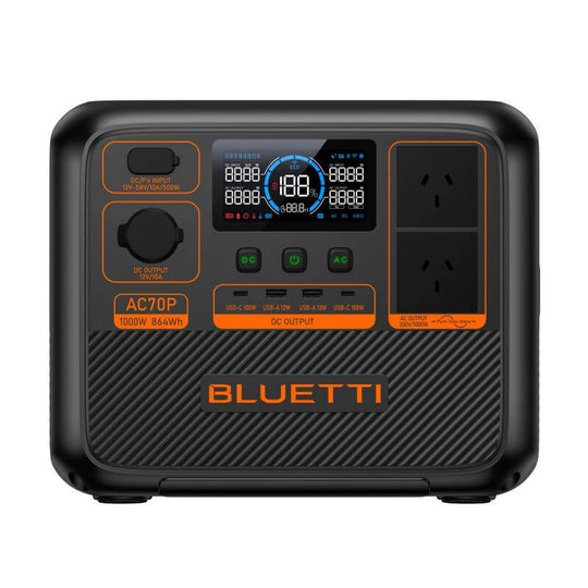 BLUETTI AC70P Portable Power Station | 1000W 864Wh