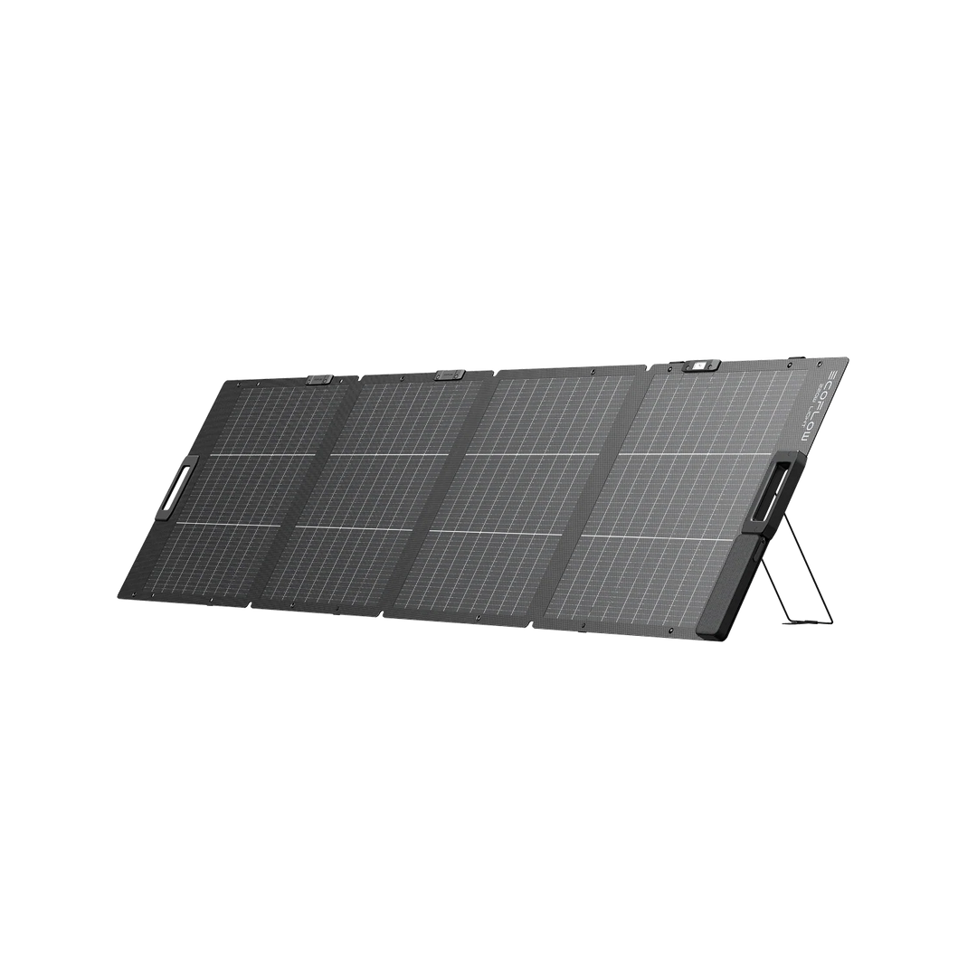 EcoFlow Delta 3 Plus + 220W Lightweight Bifacial Portable Solar Panel