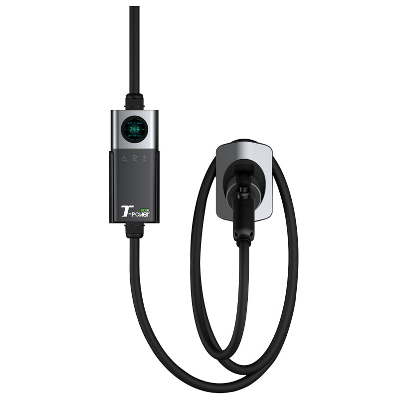 T-Power PQ22 Compact & Portable EV Charger 22kW with WiFi