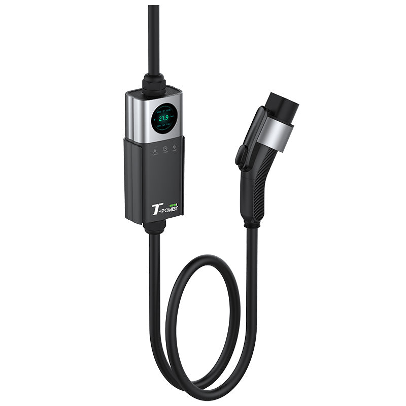 T-Power PQ22 Compact & Portable EV Charger 22kW with WiFi