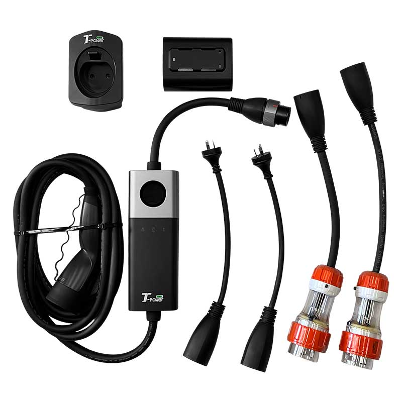 T-Power PQ22 Compact & Portable EV Charger 22kW with WiFi