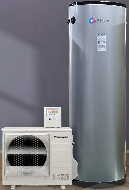 Reclaim Stainless Steel 400L Heat Pump including installation and rebates (STCs, Solar Victoria)